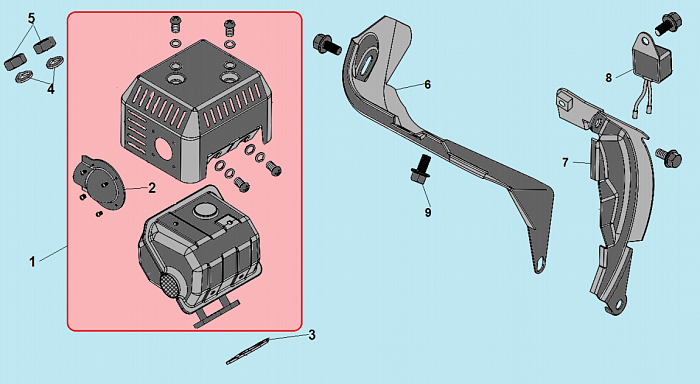 18 ГЛУШИТЕЛЬ КУЛЬТИВАТОР CHAMPION ВС7714